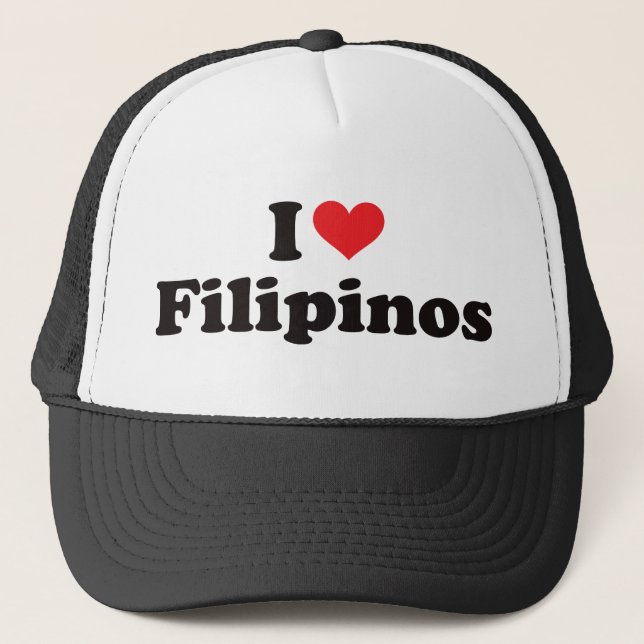 Boné Mim filipinos do coração (Frente)