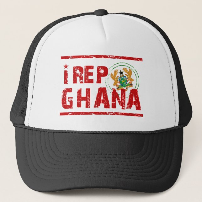 Boné Mim representante Ghana (Frente)