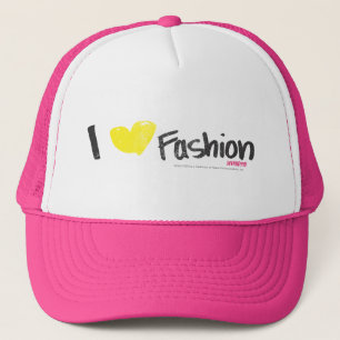 Boné Mim rosa da forma do coração
