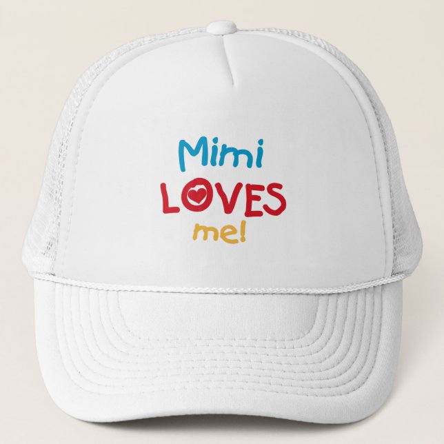 Boné Mimi ama-me t-shirt e presentes (Frente)