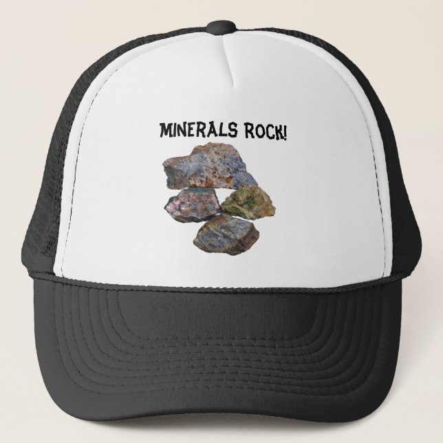 Boné Minerais Rock Collectors Engraçado Hat (Frente)