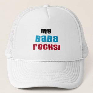 Boné Minha Baba Rocks T-shirts e presentes