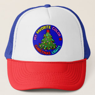 Boné Minha Cor Favorita é Luzes de Natal-78678