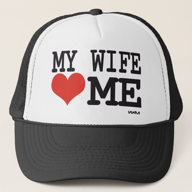 Boné Minha esposa ama-me (Frente)