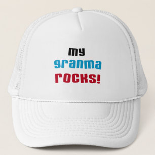 Boné Minha Granma Rocks T shirts e presentes