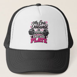 Boné Minha Linguagem do Amor é Adicionar Mais um Disco