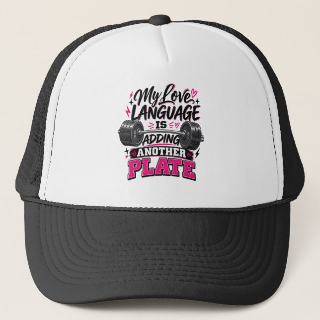 Boné Minha Linguagem do Amor é Adicionar Mais um Disco (Frente)