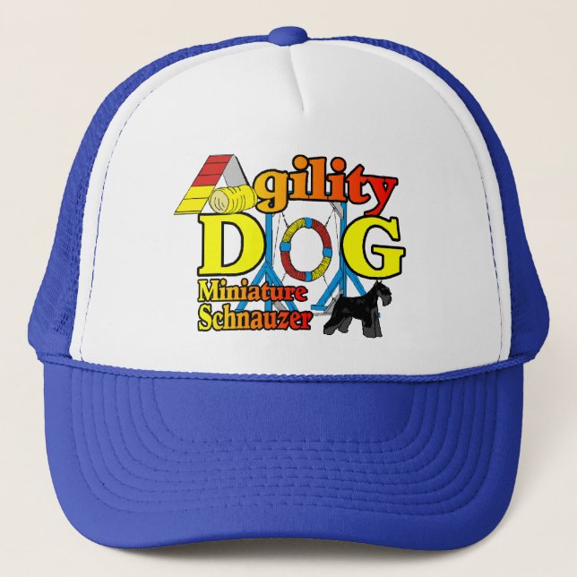 Boné Miniatura_Schnauzer_Agilidade (Frente)