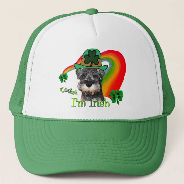 Boné Miniatura Schnauzer St Patricks (Frente)