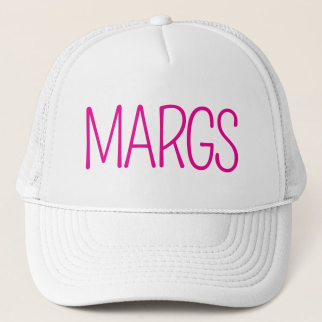 Boné Minimalist "MARGS" Bachelorette Party Hat (Frente)