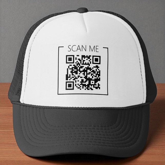 Boné Minimalist QR Code Scan Me Business (Criador carregado)