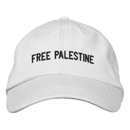 Boné Mínimo de texto personalizado negro da Palestina l