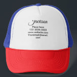 Boné Mínimo simples adicione seu nome texto localidade<br><div class="desc">Design</div>