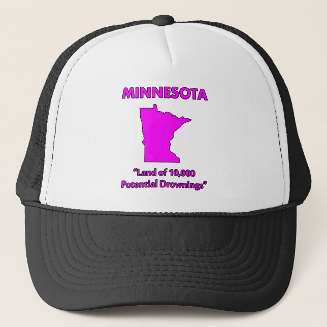 Boné Minnesota - Terra de 10.000 Afogamentos Potenciais (Frente)