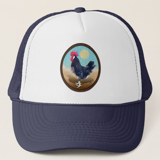 Boné Minorca Rooster Vintage Oval (Frente)