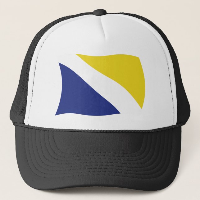 Boné Minoria alemã do Norte Schleswig Flag Hat (Frente)