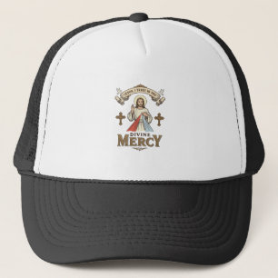 Boné Misericórdia Divina Jesus Gravura Vintage Camisa R