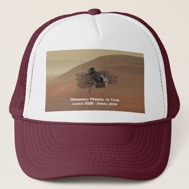 Boné Missão Dragonfly a Titã (Frente)