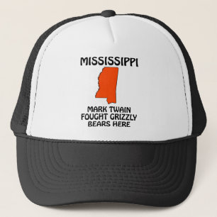 Boné Mississippi - Mark Twain Lutou Contra Ursos Grizzl