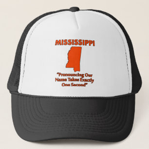 Boné Mississippi - pronunciá-lo toma um segundo
