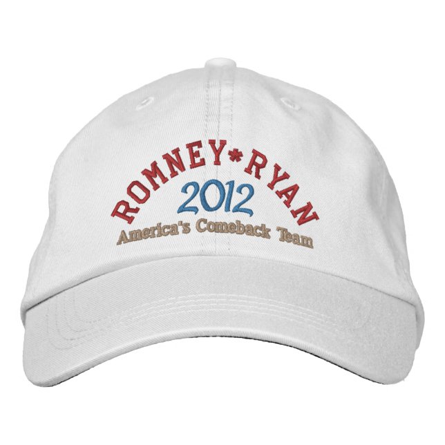 Boné Mitt Romney Paul Ryan 2012 (Frente)