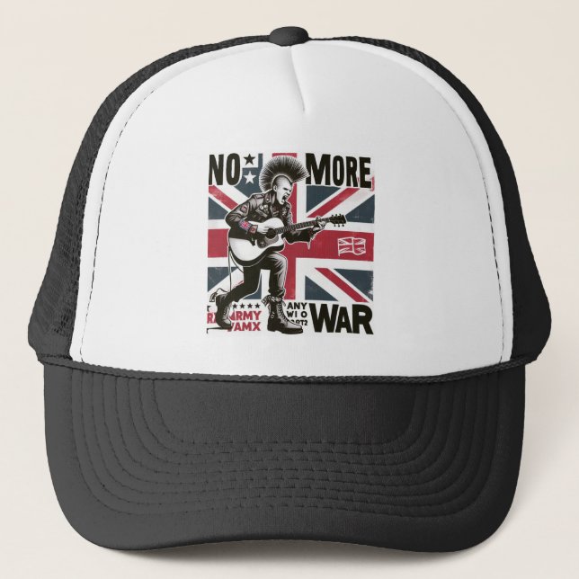 Boné Moda Básica Contra a Guerra da Camisa-T Masculina (Frente)
