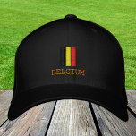 Boné Moda da Bélgica e da Bandeira belga / Patriotas de<br><div class="desc">Chapéus bordados: beisebol da Bélgica e da bandeira belga / chapéus de caminhoneiro para patriotas belgas - adoro o meu país,  viagem,  feriados / fãs desportivos</div>