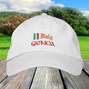 Boné Moda de Génova e Itália / Patriotas de Bandeira It