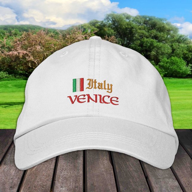 Boné Moda de Veneza e Itália / Patriotas de Bandeira It (Criador carregado)