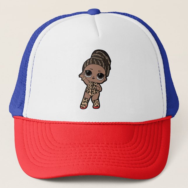 Boné Moda Encantadora para Crianças - Macacão estampado (Frente)