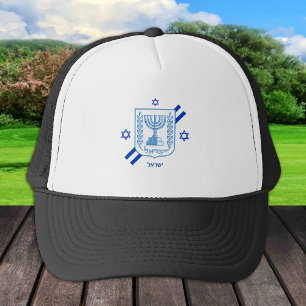 Boné Moda Israelita Elegante e Bandeira Israelita