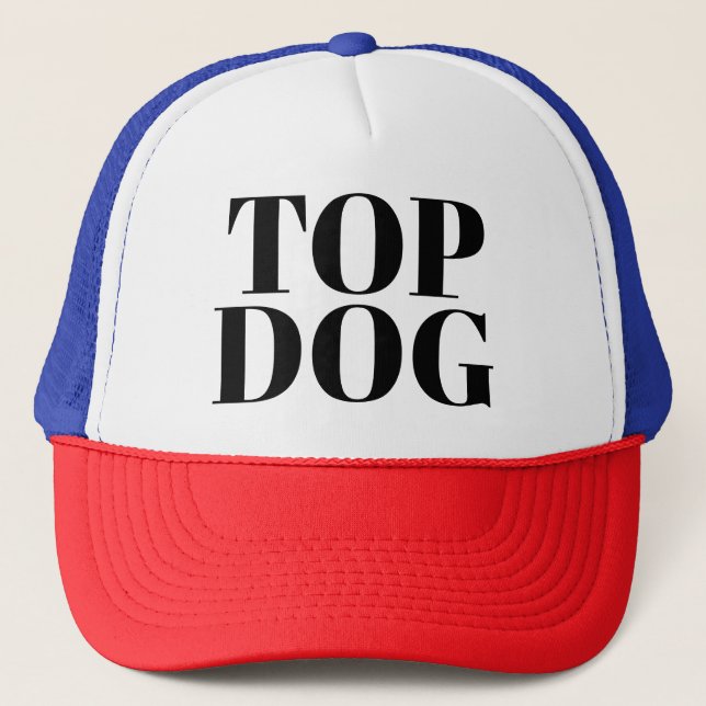 Boné Moda masculina Engraçada Novelty Baseball TOP DOG (Frente)