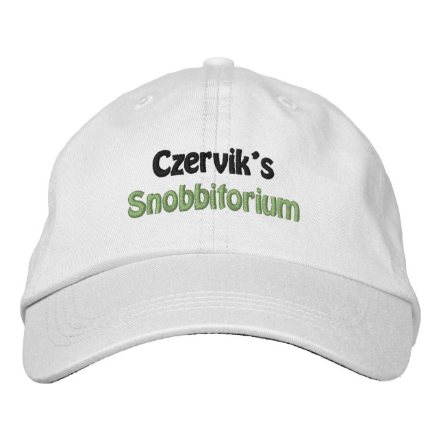 Boné Moda Masculina Piada Novidade Czervik's Snobbitori (Frente)