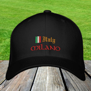 Boné Moda Milano & Itália / Patriotas de Bandeira Itali