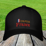 Boné Moda Paris & França / Patriotas Bandeiras Francesa<br><div class="desc">Chapéus bordados: França & Paris,  Bandeira francesa,  beisebol de moda / chapéus de caminhoneiro para patriotas franceses - adoro o meu país,  viagem,  fãs de férias / esportes</div>