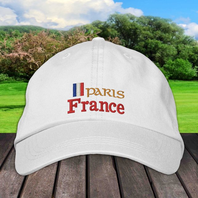 Boné Moda Paris & França / Patriotas Bandeiras Francesa (Criador carregado)
