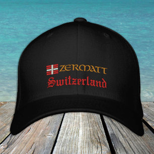 Boné Moda Zermatt & Suiça / Patriota da bandeira suíça