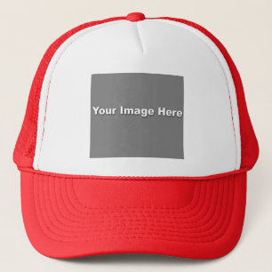 Boné Modelo de capacete branco/vermelho