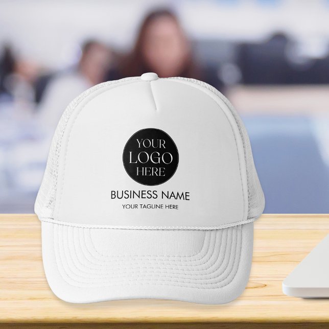 Boné Modelo de Logotipo Empresarial Personalizado (In situ)
