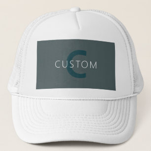 Boné Modelo de Monograma Personalizável com Estilo