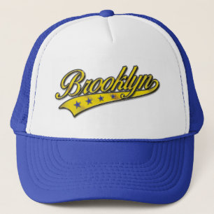 Boné Modelo Swoosh Dourado do Brooklyn
