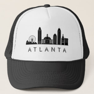Boné Modern Atlanta Georgia Estilizou Skyline