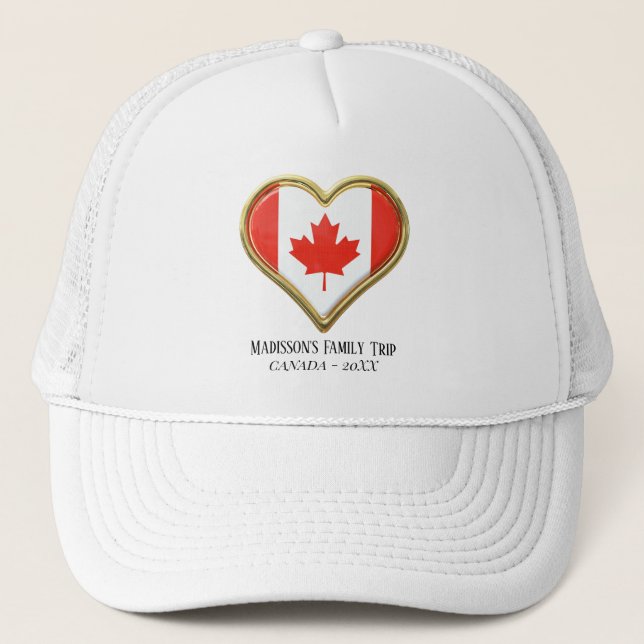 Boné Modern Simple canada Trucker Hat (Frente)