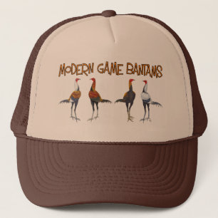 Boné moderno da galinha anã de jogo