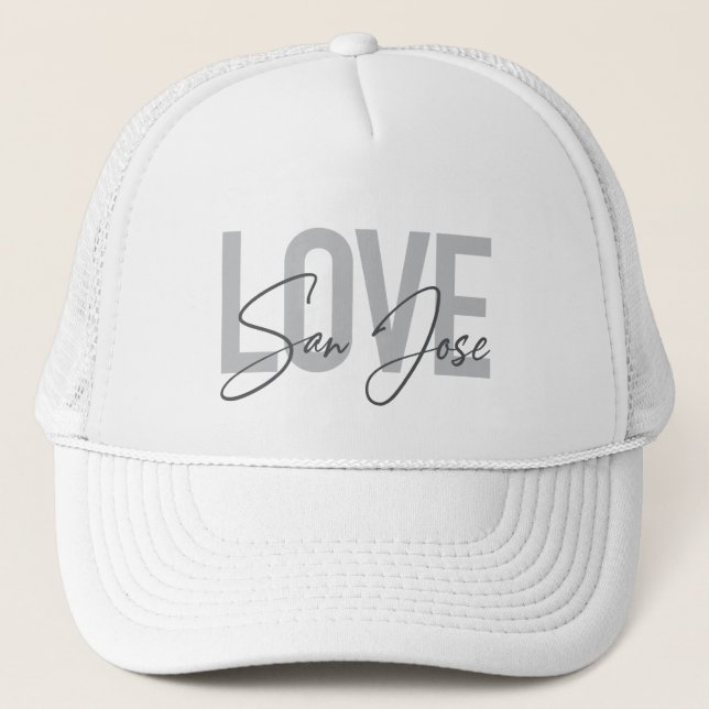 Boné Moderno, simples, chic, design legal Ama San Jose (Frente)