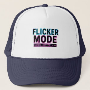 Boné Modo Flicker Trucker Hat - Estético e Negrito