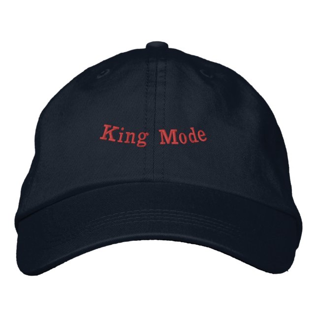 Boné Modo Rei-Gorro Azul-Marinho Ajustável Atitude Real (Frente)