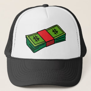 Boné Moeda do dinheiro do dólar das contas de dólares