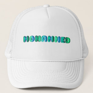 Boné Mohammed baby boy name kawaii 3d crianças óticas
