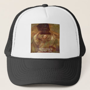 Boné Moisés de Rembrandt & Citação Bíblica